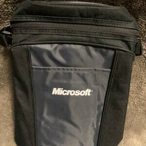 MIICROSOFT BLACK TOTE TRAVEL BAG